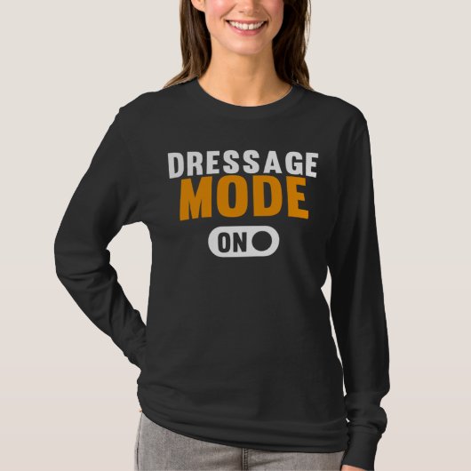 Dressage Mode on T-shirt (Voorkant)