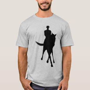 Dressage-paard en Rider-halve pas T-shirt