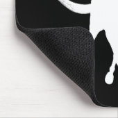 Dressage-paard en Rider-silhouette Muismat (Hoek)