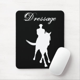 Dressage-paard en Rider-silhouette Muismat