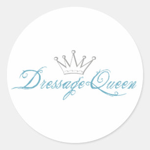 Dressage Queen Ronde Sticker
