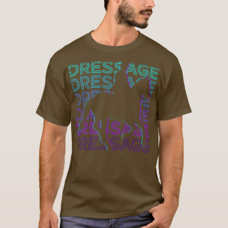 Dressage Retro Cadeau T-shirt