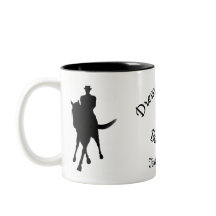 Dressage Riders zijn evenwichtig, Silhouette