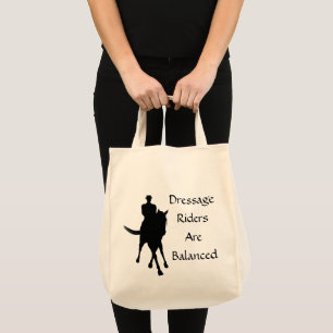 Dressage Riders zijn evenwichtig Tote Bag