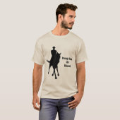 Dressage-riemen zijn evenwichtig. t-shirt (Voorkant volledig)