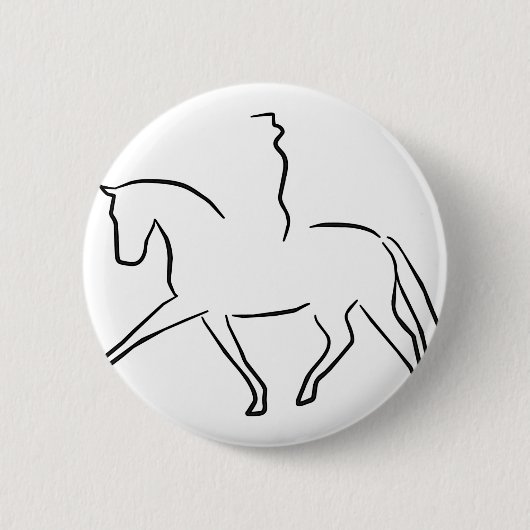 dressage ronde button 5,7 cm (Voorkant)