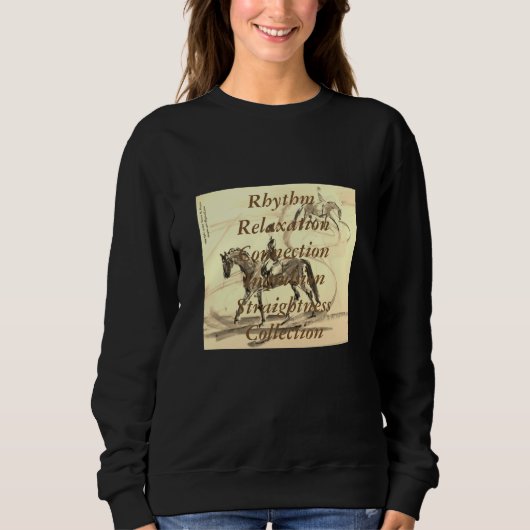 Dressage-Shirt of jasje-ontwerp - Trainingspyramid Trui (Voorkant)