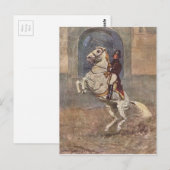 Dressage Show Horse Briefkaart (Voorkant / Achterkant)