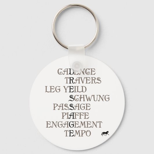 Dressage Sleutelhanger (Voorkant)