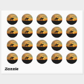 Dressage-Stickers Ronde Sticker (Vel)