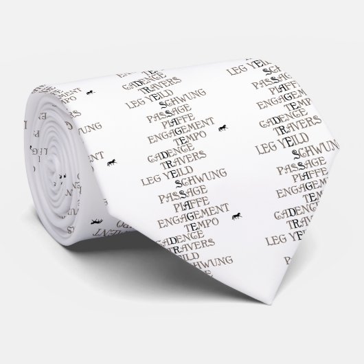 Dressage Stropdas (Opgerold)