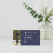 Dressage-Visitekaartje Visitekaartje (Staand voorkant)