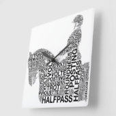 Dressage Wandklok (Hoek)