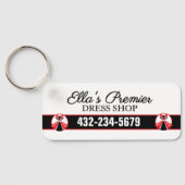 dressboetiek sleutelhanger (Achterkant)