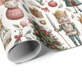 Dressed-Up Mice and Baubles Cadeaupapier (Rol Hoek)