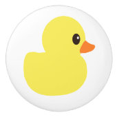 Dresser Drawer Knob "Rubber Ducky" Keramische Knop (Voorkant)