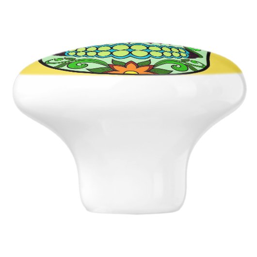 Dresser Knob Pull Keramische Knop (Zijkant)