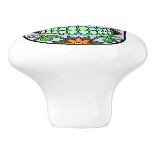 Dresser Knob Pull Keramische Knop (Zijkant)