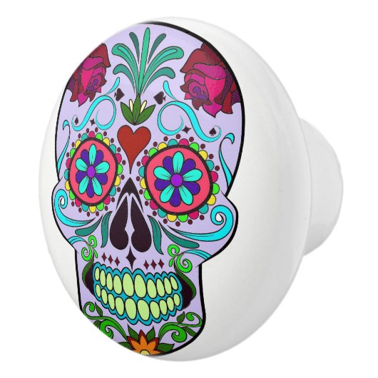 Dresser Knob Pull Keramische Knop (Rechts)