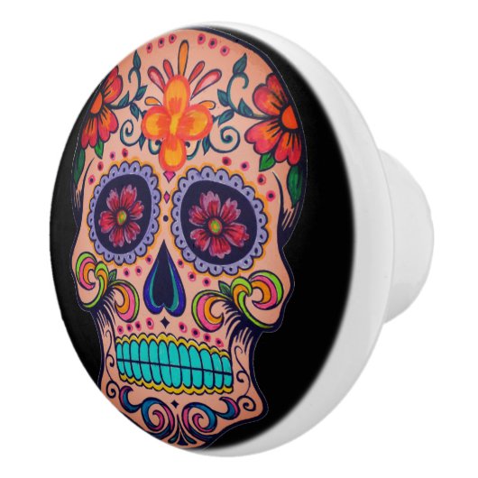 Dresser Knob Pull Keramische Knop (Rechts)