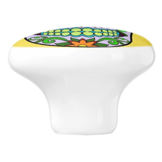 Dresser Knob Pull Keramische Knop (Zijkant)