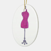 Dressform Mannequin Sewing Mode Costume Design Keramisch Ornament (Links)