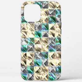Dressiemint, beige en zilverkleurige tegels of gek Case-Mate iPhone case