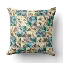 Dressiemint, beige en zilverkleurige tegels of gek