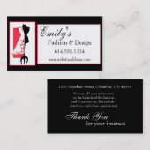 Dressmaker #2 D2 Mode Visitekaartjes (Voorkant / Achterkant)