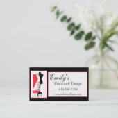 Dressmaker #2 D2 Mode Visitekaartjes (Staand voorkant)