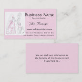 Dressmaker 3 Design 2 Visitekaartjes (Voorkant / Achterkant)
