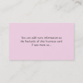 Dressmaker 3 Design 2 Visitekaartjes (Achterkant)