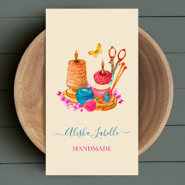 Dressmaker Handgemaakte Naadstress Naainaalden Visitekaartje