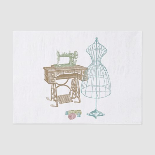  Dressmaker Kit illustratie Tissuepapier (Voorkant)