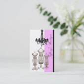 Dressmaker Mannequin Naaien Mode Designer Visitekaartje (Staand voorkant)