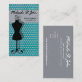 Dressmaker Mannequin Sewing Mode Designer Visitekaartje (Voorkant / Achterkant)
