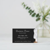 Dressmaker Mannequin Sewing Mode Visitekaartjes (Staand voorkant)