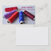 Dressmaker, Naaien, Professionele veranderingen Visitekaartje (Voorkant / Achterkant)