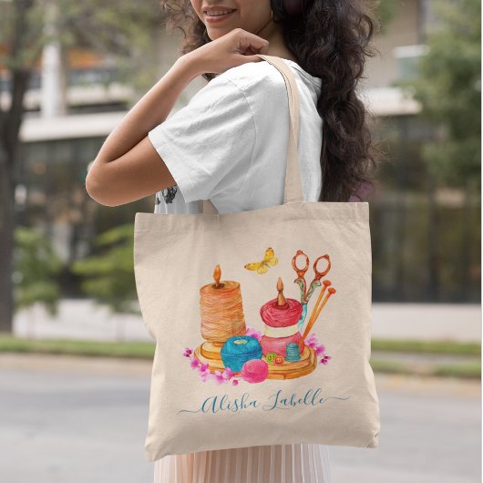 Dressmaker Naam Seamstress Naaien Tailor Mode Tote Bag