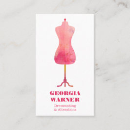 Dressmaker Seamstress Klaper Mannequin Bu Visitekaartje