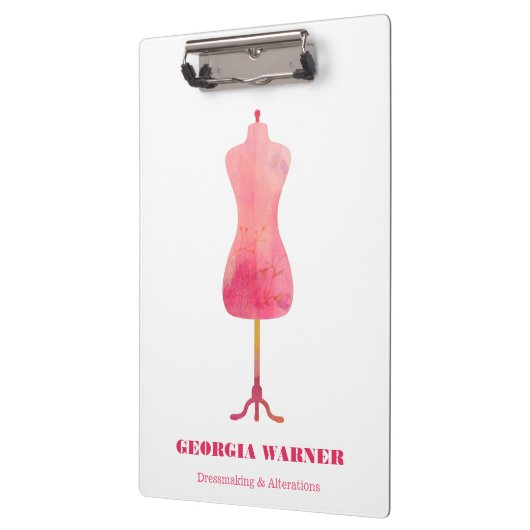 Dressmaker Seamstress Kleding Mannequin Cl. Klembord (Links)