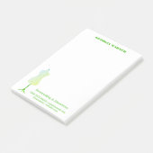 Dressmaker Seamstress-Waterverf voor naaiwerk Post-it® Notes (Schuin)