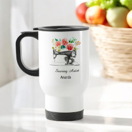 Dressmaker voor naaimachines reisbeker