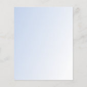 Dressmaker Wijzigingen Blauw Adverteren Flyer (Achterkant)