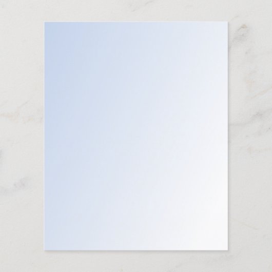 Dressmaker Wijzigingen Blauw Adverteren Flyer (Achterkant)