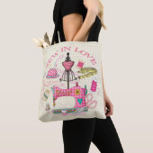 Dressmakers Zien in Liefde, naaistofzak Tote Bag (Dichtbij)