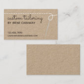 Dressmakingwijzigingen Visitekaartje (Voorkant / Achterkant)