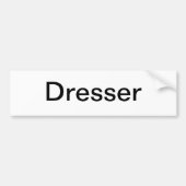 dressoir bumpersticker (Voorkant)