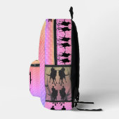 Dressuur dansen met beste vriend paard en ruiter bedrukte rugzak (Rechts)