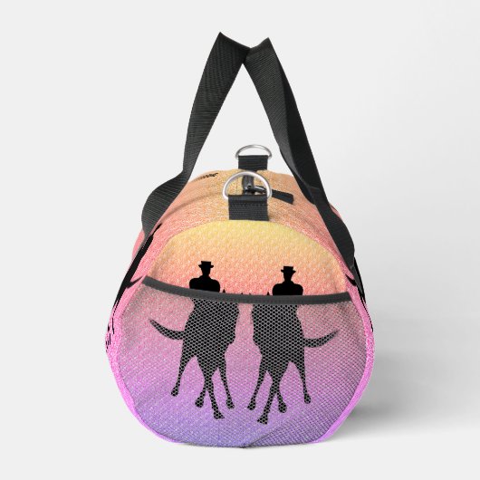 Dressuur dansen met beste vriend paard en ruiter plunjezak (Rechts)